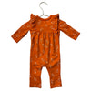 Cat & Jack Orange Pumpkin Print One-Piece - Size 0-3 Mo