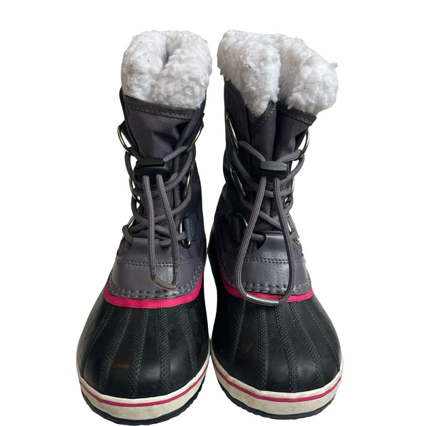 Sorel Gray Winter Boots - Size 1Y