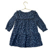 Baby Gap Navy & Blue Leopard Print Corduroy Dress - Size 2