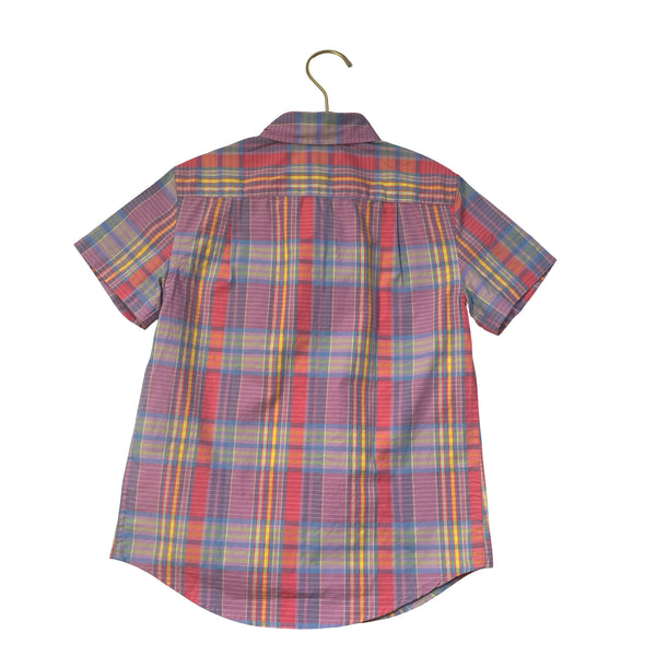 Crewcuts Colorful Plaid Button Down Shirt - Size 6-7