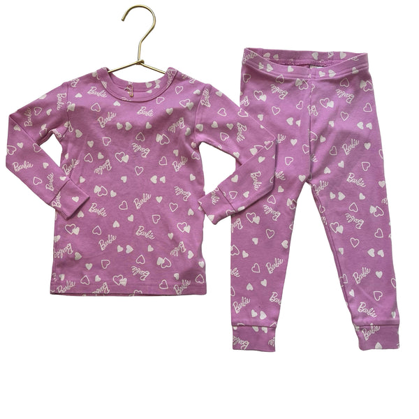 Gap x Barbie Lavender 2 Piece PJ Set - Size 18-24 Mo