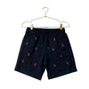 Psycho Bunny Navy & Pink Embroidered Logo Shorts - Size M 10-12