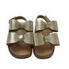 Cat & Jack Gold Bow Sandals - Size 7