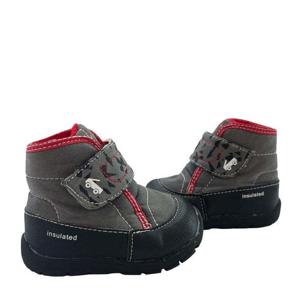 See Kai Run Gray 'Insulated' Ankle Boots - Size 5