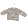 Zara Tan Bunny Sweater - Size 6-9 Mo
