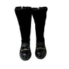 Lelli Kelly Black Velvet & Patent Leather Loafer Boots - Size 31 (13)