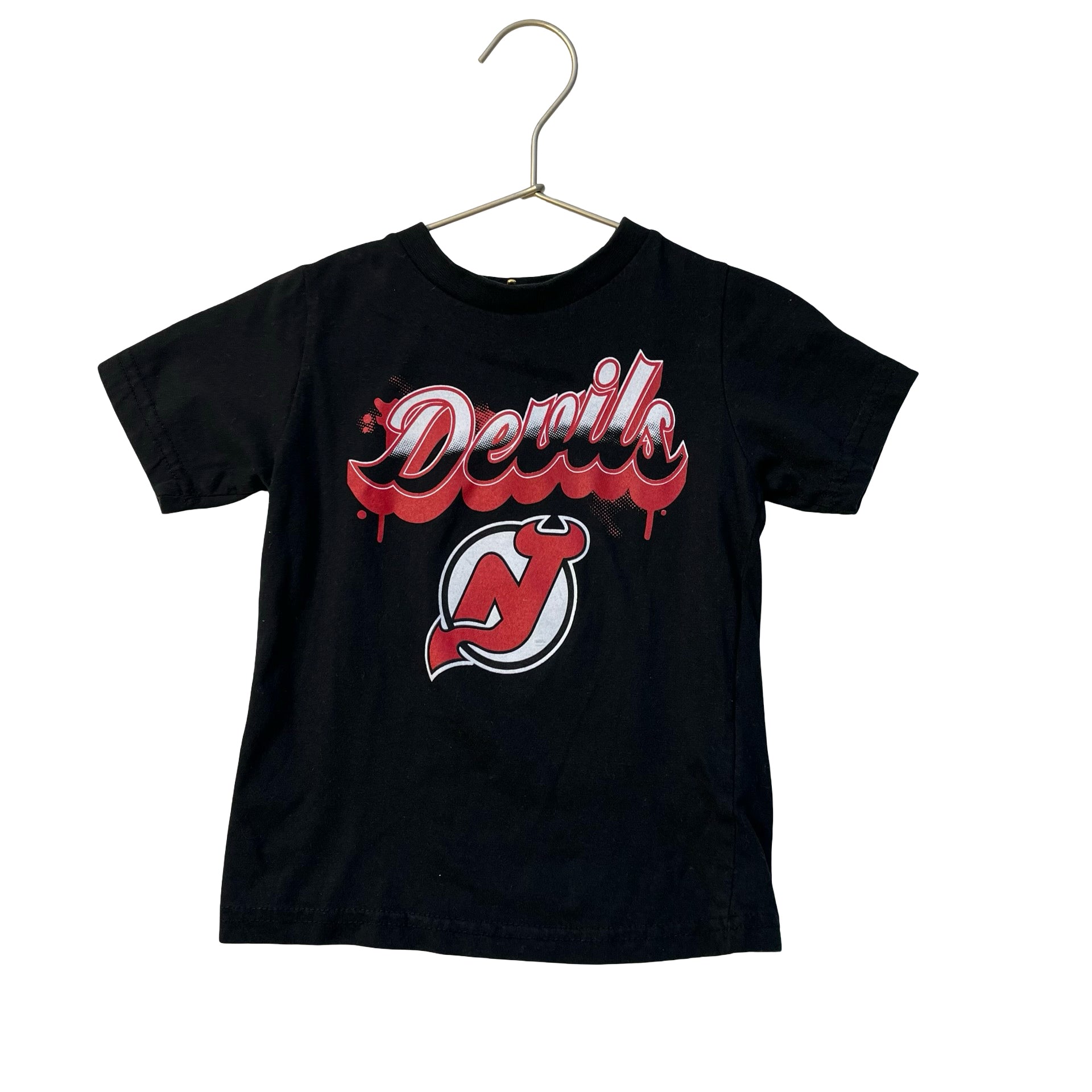 Outer Stuff Black & Red NJ Devils T-Shirt - Size 3T
