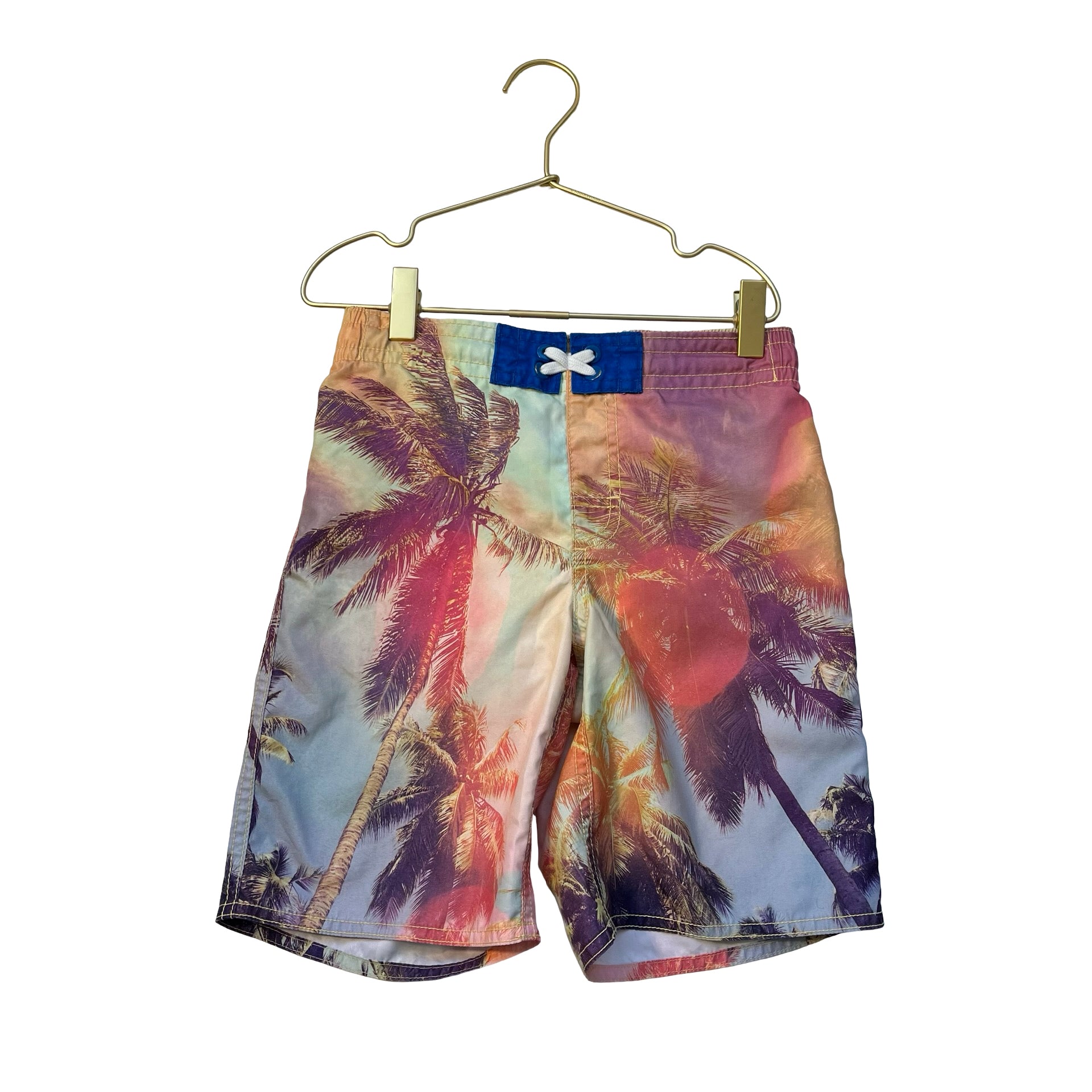 Old Navy Pastel Tropical Tree Swim Suit - Size M 8