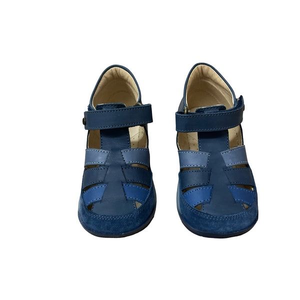 Falcotto Blue Leather Sandals New in Box - Size 24 (8)