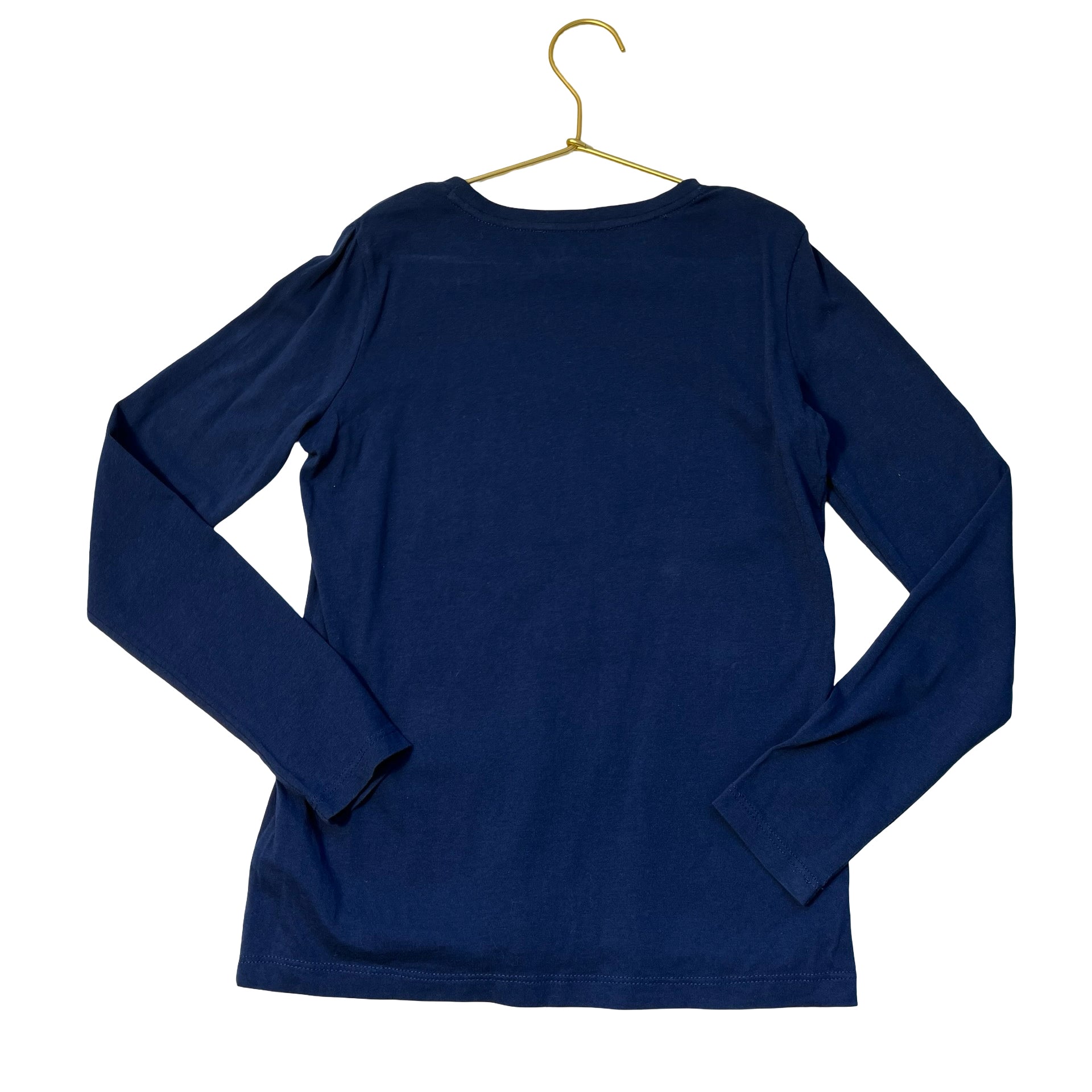 Crewcuts Navy Sequin Candy Cane Shirt - Size M 8-9