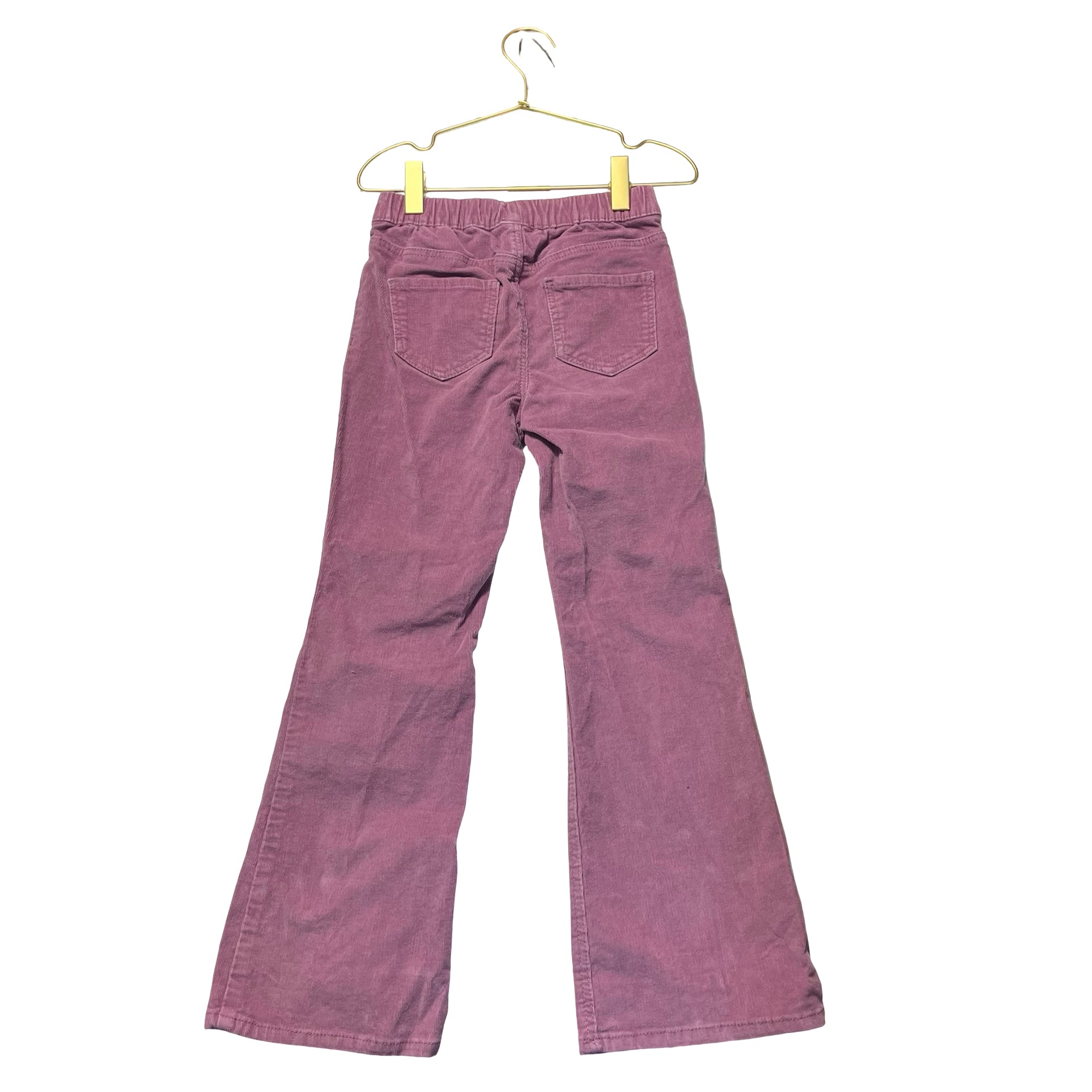 H&M Light Plum Corduroy Flare Pants - Size 7