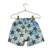 Mish Boys Light Blue Starfish Swim Trunks - Size 24 Mo