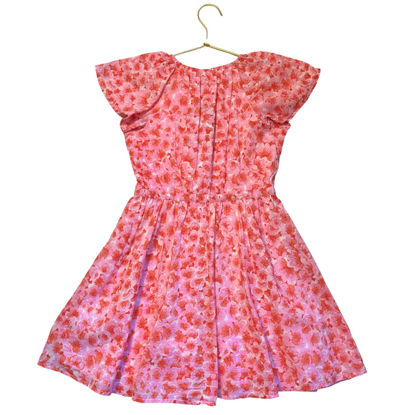Crewcuts Pink Floral Dress - Size 8