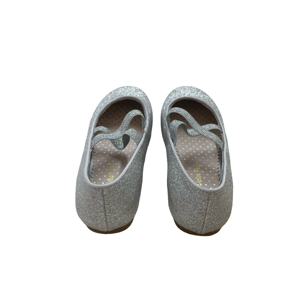 Dream Pairs Silver Glitter Shoes - Size 1Y Big Kid