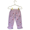 Beaufort Bonnet Pink Embroidered Heart Corduroy Pants - Size 18-24 Mo