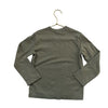 United Colors of Benetton Olive Green Logo Shirt - Size S 6-7