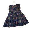Pink Chicken Navy Flower Print Dress - Size 6Y