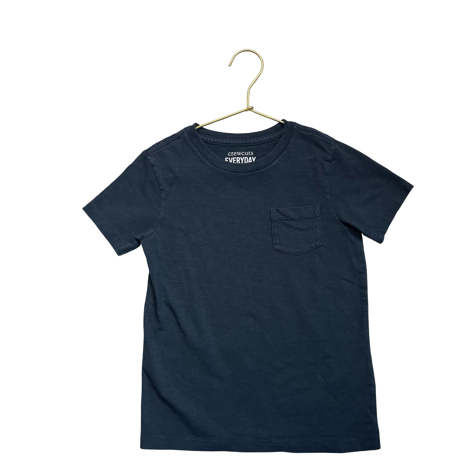 Crewcuts Navy Pocket T-Shirt - Size 6-7