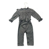 Louis Louise Dark Gray Denim Jumpsuit - Size 18 Mo
