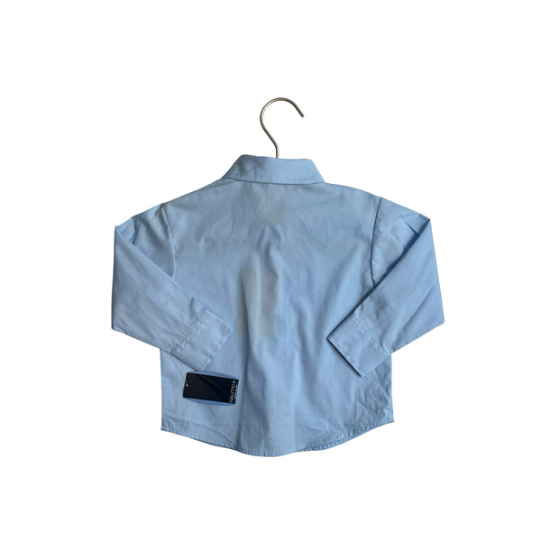 Nautica Light Blue Long Sleeve Button Down Shirt w/ Tag - Size 2