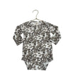 Kate Quinn Ivory & Brown Mushroom Print Onesie Bodysuit - Size 12-18 Mo