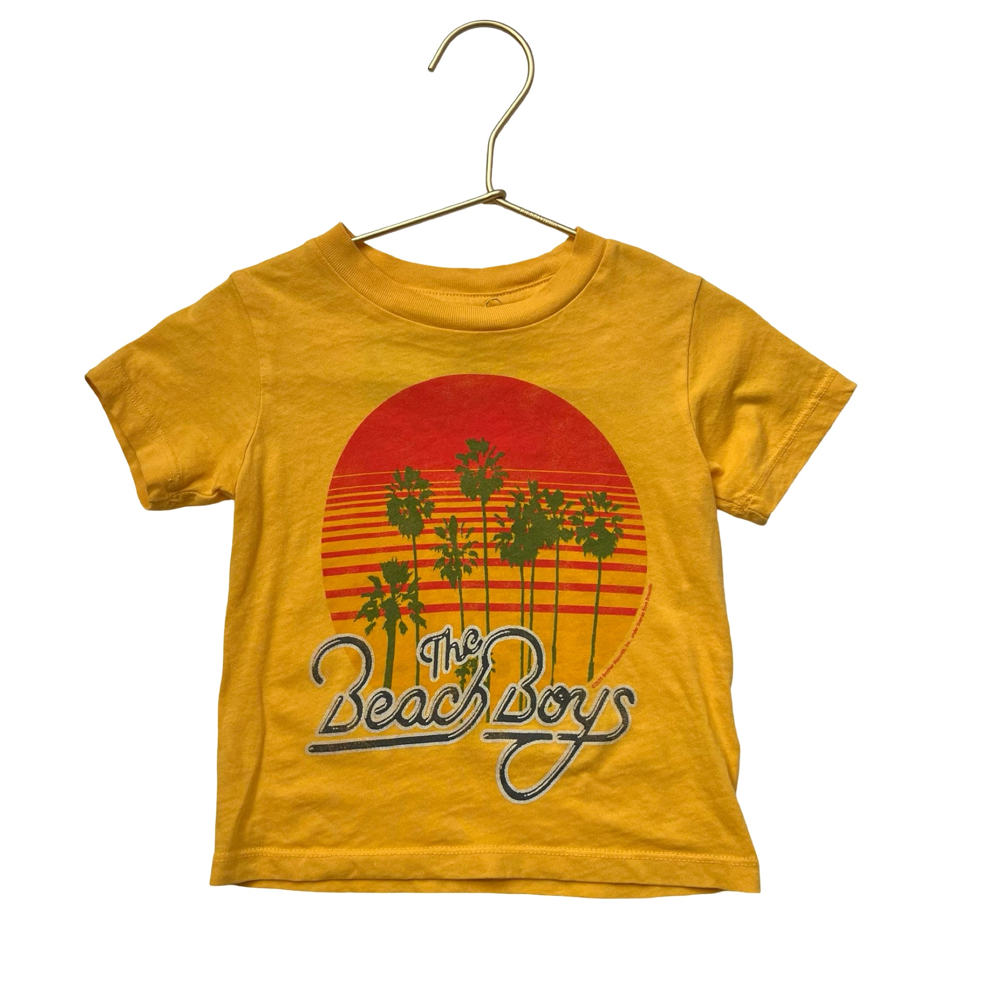 Rowdy Sprout 'The Beach Boys' Yellow Band Tee - Size 3-6 Mo