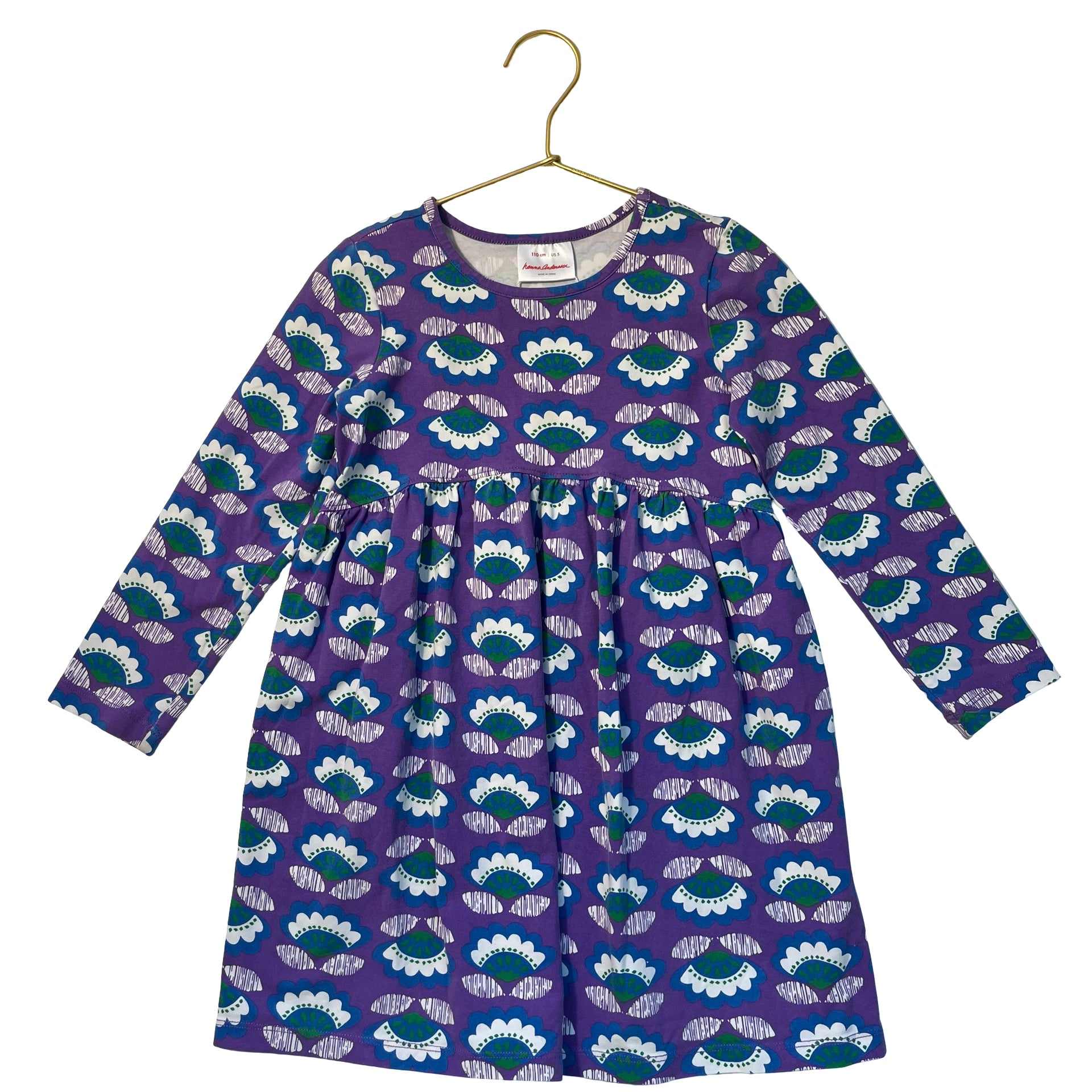 Hanna Andersson Purple Print Dress - Size 5