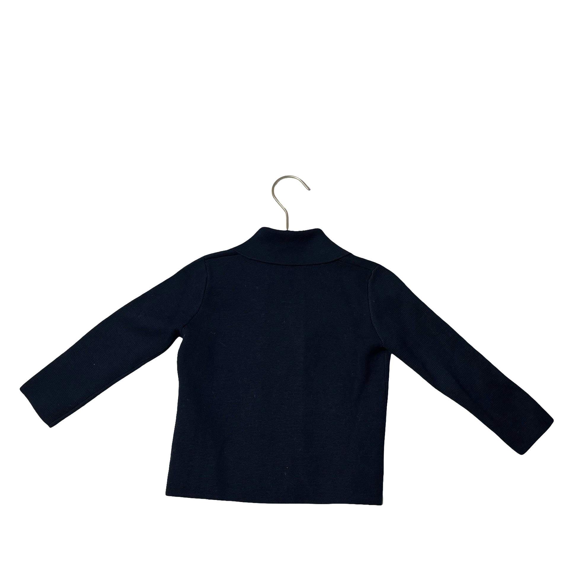 Il Gufo Navy Cotton Cardigan Sweater Blazer - Size 2A
