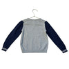 Janie and Jack x Disney Gray & Navy Cotton Mickey Mouse Sweater - Size 3