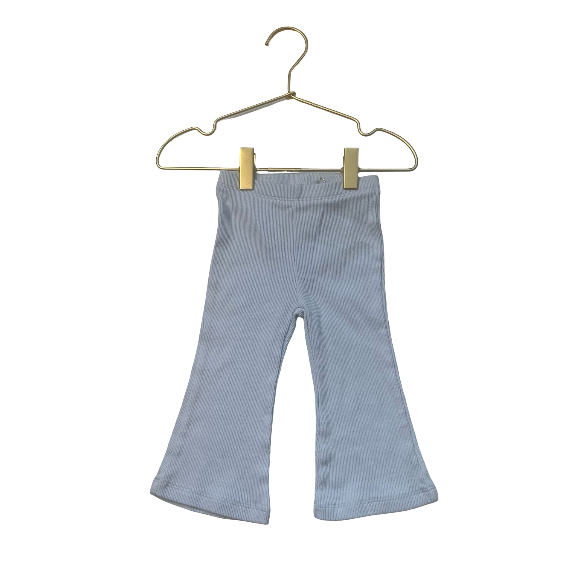 Baby Gap Light Blue Ribbed Flare Leggings - Size 12-18 Mo