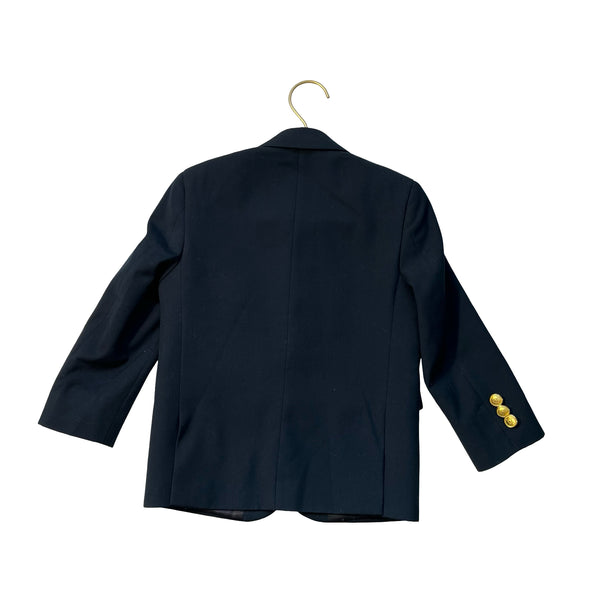 Lauren Ralph Lauren Navy Gold Button Blazer - Size 4