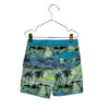 Hurley Palm Tree & Graffiti Print Unlined Board Short Swim Suit - Size 5