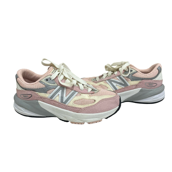 New Balance 990 Pink & Ivory Sneakers - Size 12.5