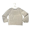 Mayoral Tan & Gold Metallic Sweater - Size 8