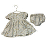 Rylee & Cru Ivory Summer Print Dress & Bloomers - Size 12-18 Mo