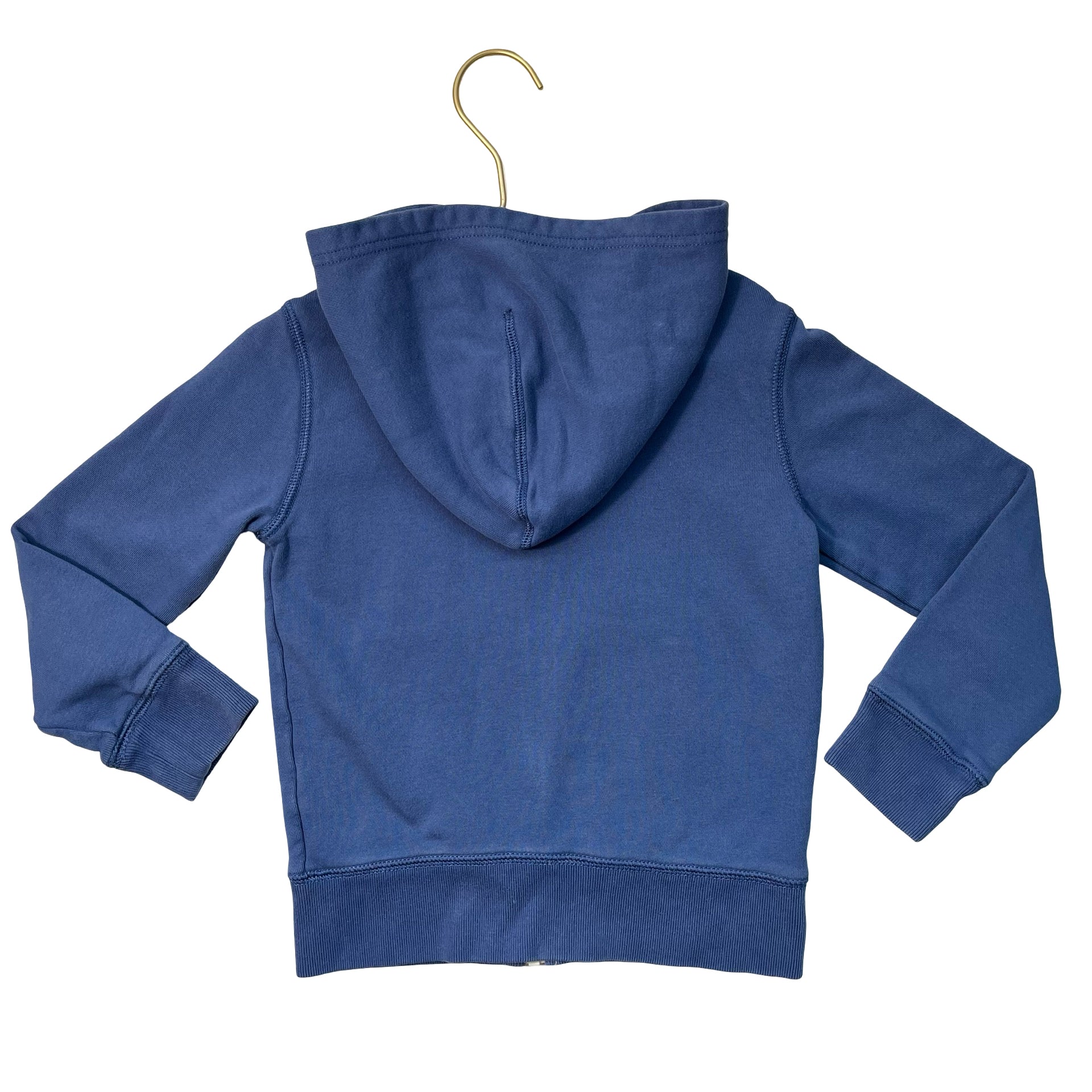 Crewcuts Blue Zip-Up Hooded Sweatshirt - Size XS 4-5