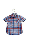 Jacadi Red, White, Blue Check Button Down - Size 2A