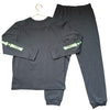 Zara Dark Gray Skeleton Top & Jogger Lounge Set - Size 9-10