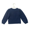 Janie and Jack Navy & Tartan Bow Sweatshirt - Size 4