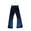 Old Navy Blue & Silver Velour Ribbed Flare Pants - Size S 6-7