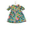 Zara Tropical Print Cold-Shoulder Dress - Size 8