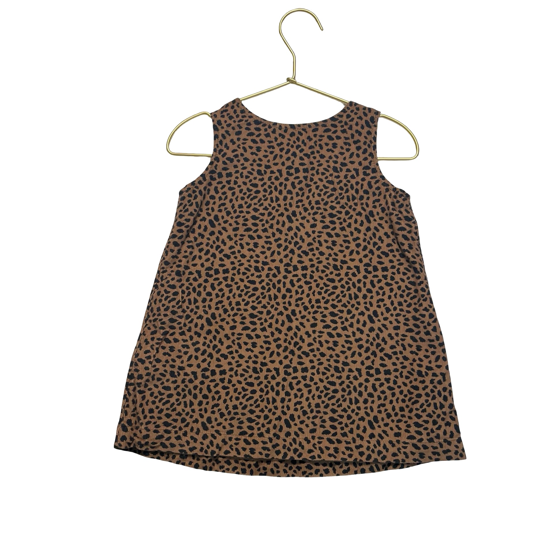 Baby Gap Brown Leopard Print Corduroy Dress - Size 18-24 Mo