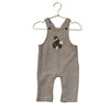 Aspen Tan Fox Applique Overalls - Size 3 Mo