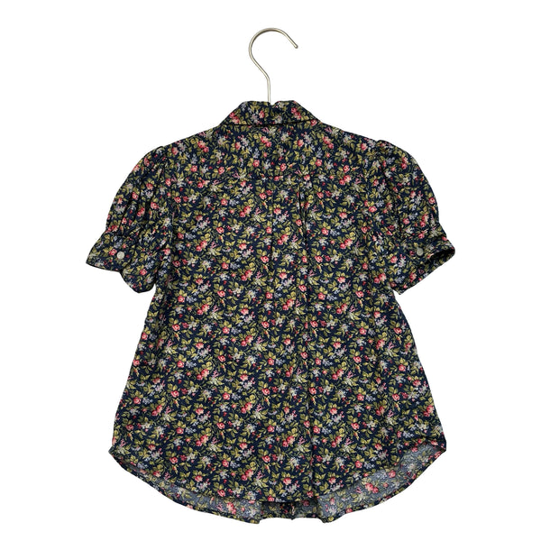 Ralph Lauren Navy Floral Blouse - Size 5