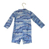 Carter's Blue Whale Swim Suit Romper - Size 18 Mo