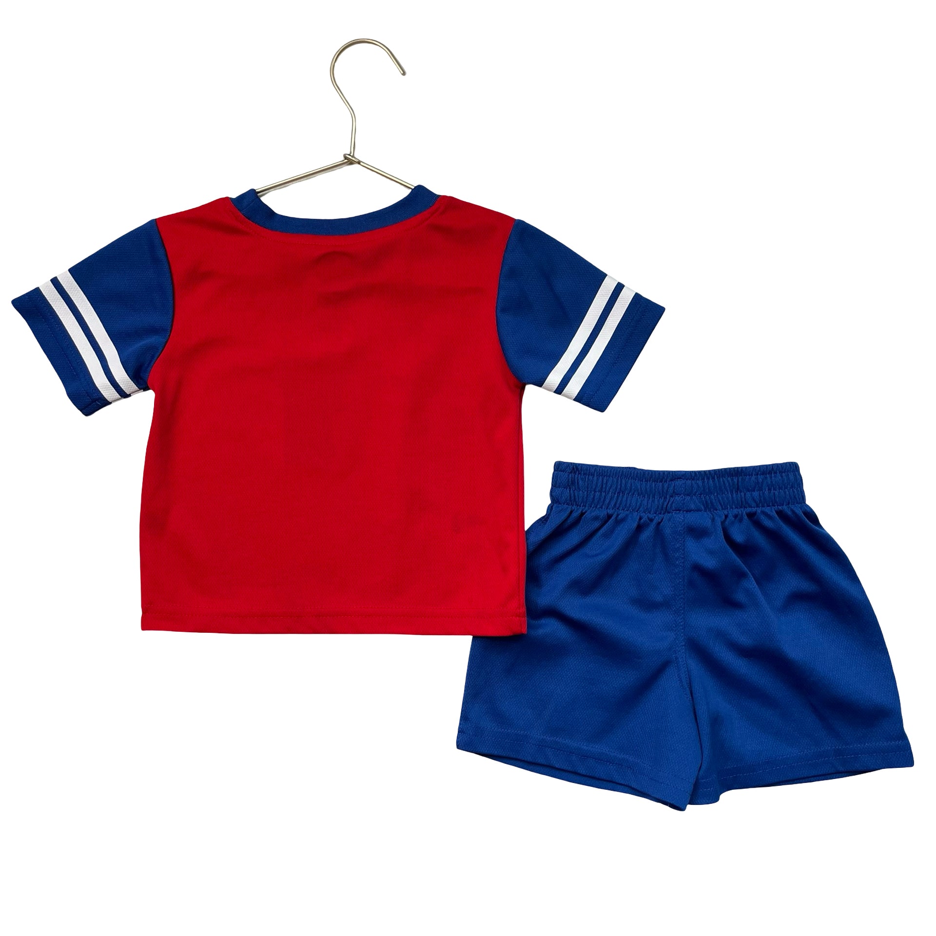 NHL NY Rangers Red & Blue Athletic T-Shirt & Shorts Set - Size 2T