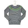 Jacadi Gray Fair Isle Wool-Blend Sweater - Size 10A