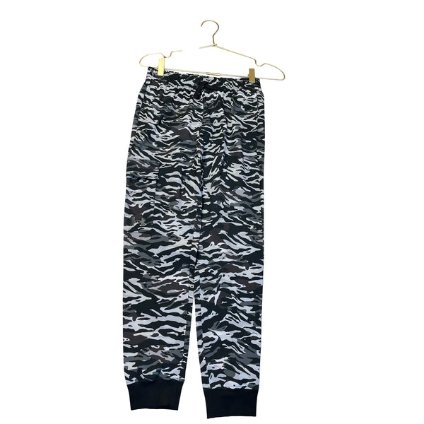 Under Armour Gray, Black, Brown Camouflage Performance Joggers - Size YMD 10-12
