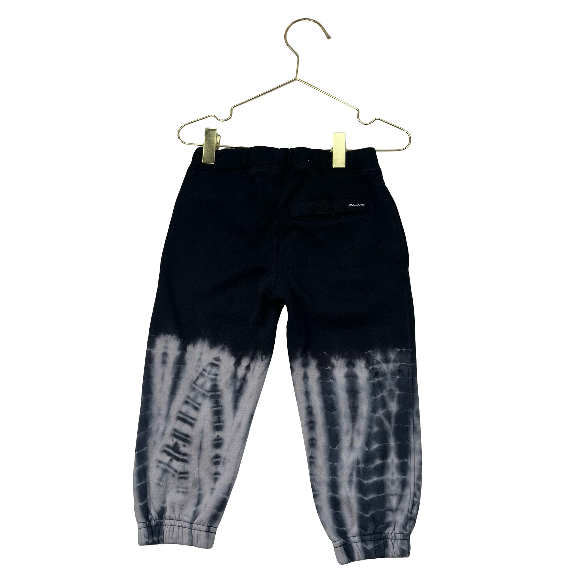 Volcom Black & Gray Tie-Dye Joggers - Size 3