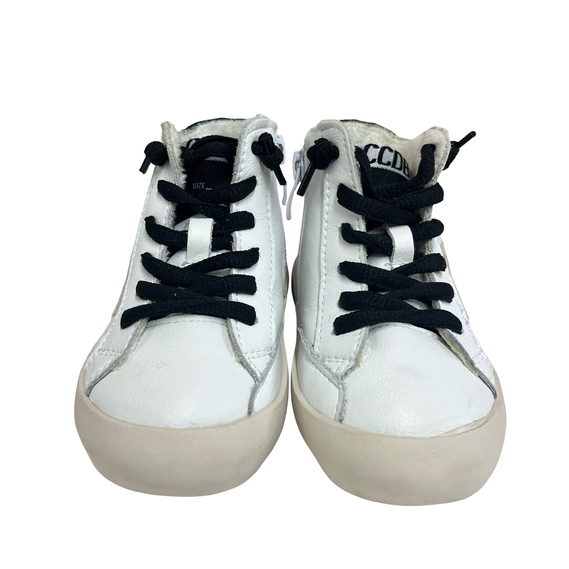 CCDB Ivory Star High Top Sneakers - Size 23 (7)